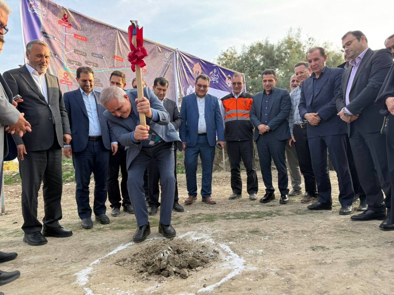 تعریض ۲۰ کیلومتری جاده بندرترکمن- یساقی با ۱۰۰ میلیارد تومان اعتبار آغاز شد